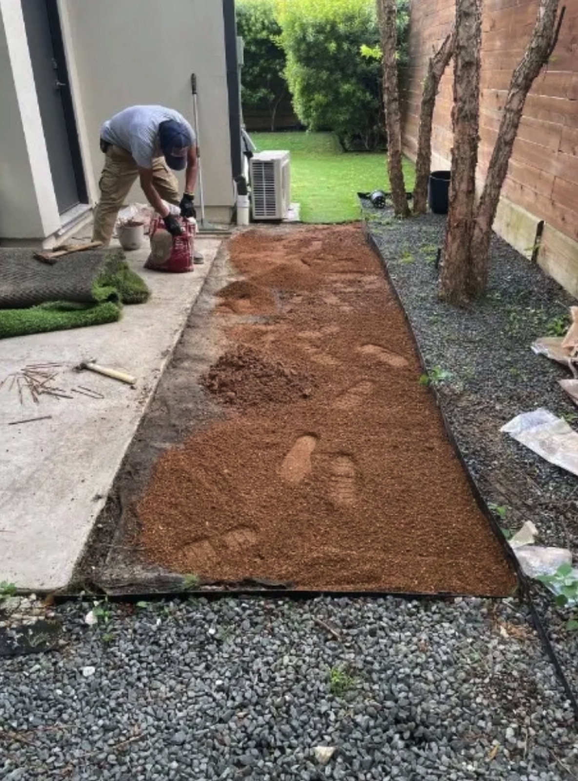 Base and drainage preparation