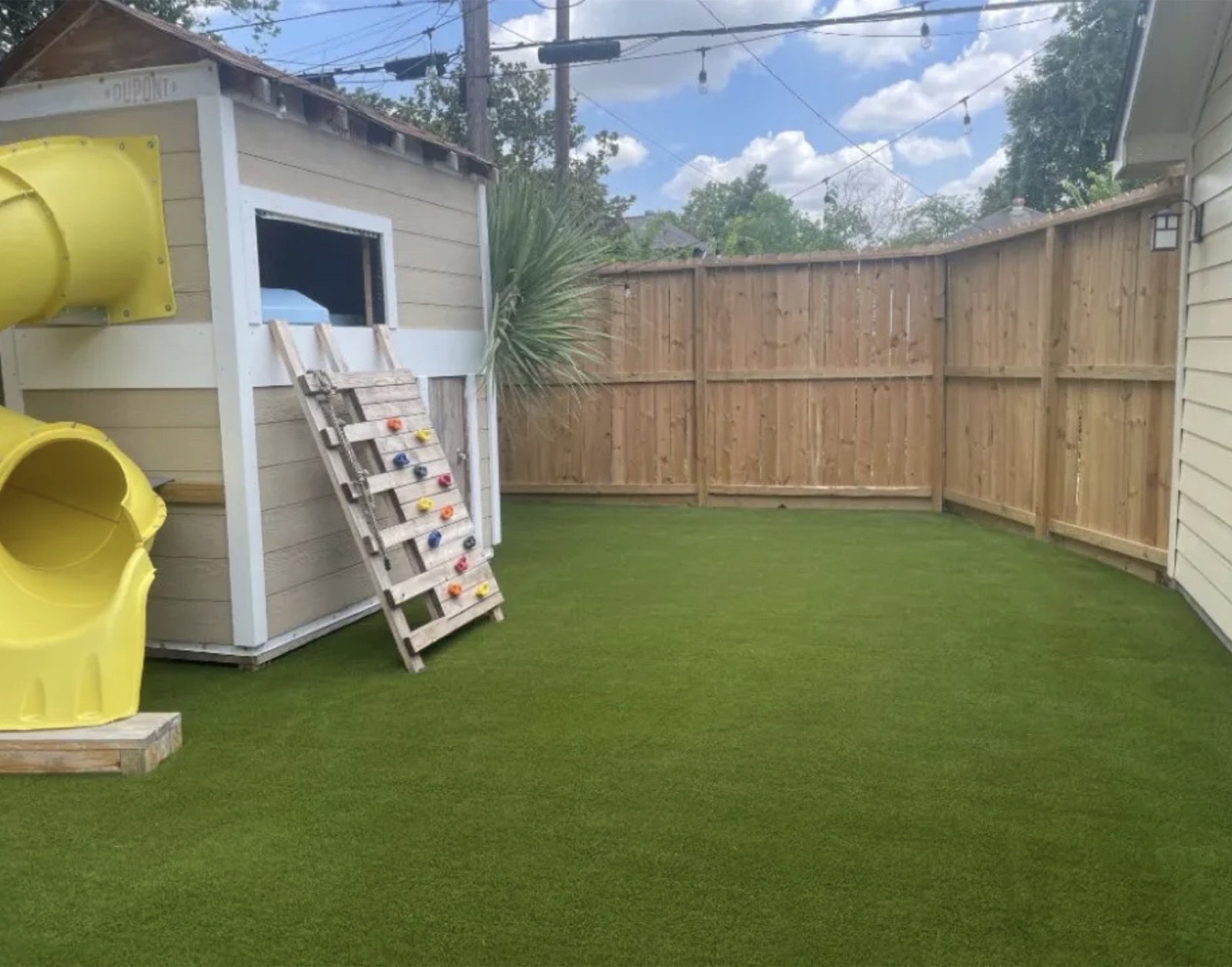 Backyard play space